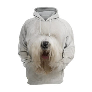 Old English Sheepdog - Unisex 3D Graphic Hoodie Handmade