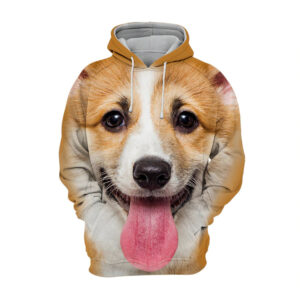 Pembroke Welsh Corgi 3 - Unisex 3D Graphic Hoodie Handmade