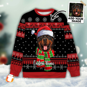 Ugly Sweatshirt All Over Print Custom Merry Christmas Black Color