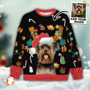 Ugly Sweatshirt All Over Print Custom Jingle Bells Black Color