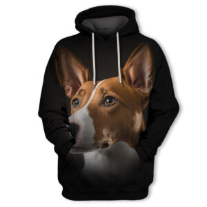 Basenji - Unisex 3D Graphic Hoodie Handmade