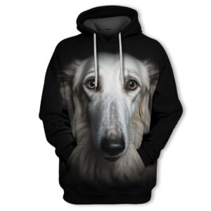 Borzoi - Unisex 3D Graphic Hoodie Handmade