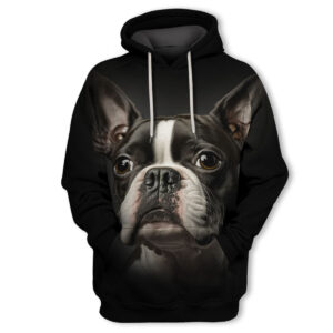 Boston Terrier - Unisex 3D Graphic Hoodie Handmade
