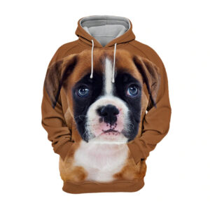 Boxer - Unisex 3D Graphic Hoodie Handmade