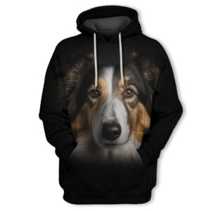 Collie 2 - Unisex 3D Graphic Hoodie Handmade