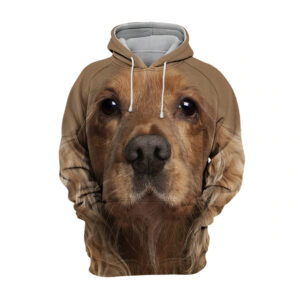 English Cocker Spaniel - Unisex 3D Graphic Hoodie Handmade