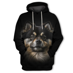 Finnish Lapphund - Unisex 3D Graphic Hoodie Handmade