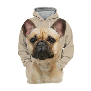 French Bulldog 3 - Unisex 3D Graphic Hoodie Handmade