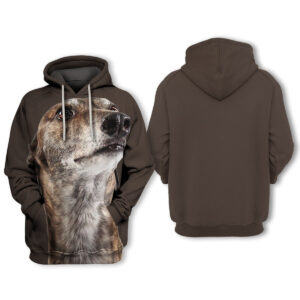 Greyhound Brindle - Unisex 3D Graphic Hoodie Handmade