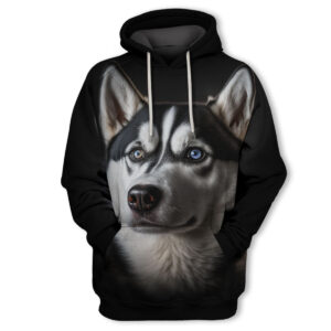 Husky - Unisex 3D Graphic Hoodie Handmade