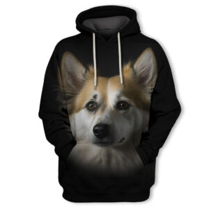 Icelandic Sheepdog - Unisex 3D Graphic Hoodie Handmade