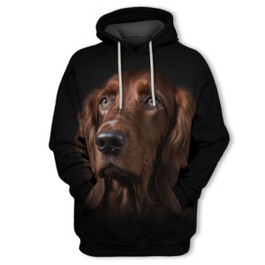 Irish Setter 2 - Unisex 3D Graphic Hoodie Handmade