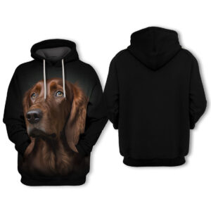 Irish Setter - Unisex 3D Graphic Hoodie Handmade