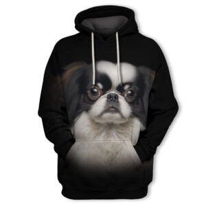 Japanese Chin - Unisex 3D Graphic Hoodie Handmade