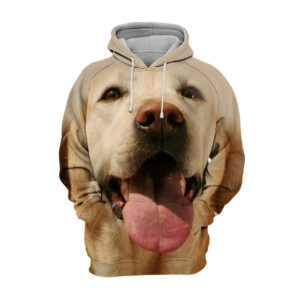 Labrador Happy - Unisex 3D Graphic Hoodie Handmade