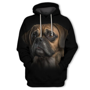 Puggle - Unisex 3D Graphic Hoodie Handmade