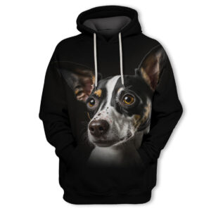 Rat Terrier - Unisex 3D Graphic Hoodie Handmade