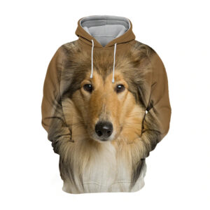 Rough Collie - Unisex 3D Graphic Hoodie Handmade