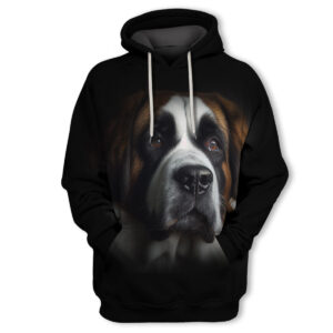 Saint Bernard 1 - Unisex 3D Graphic Hoodie Handmade