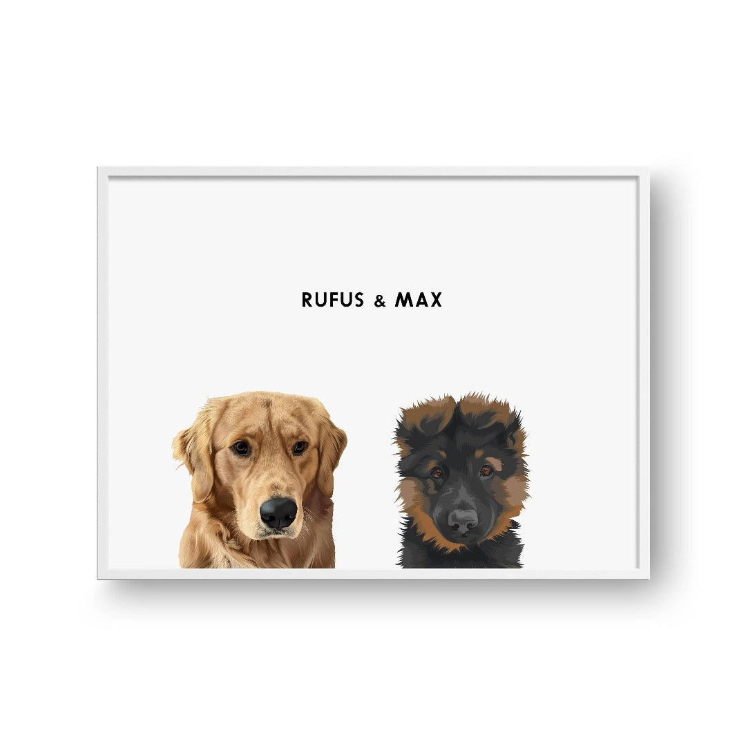 FramedPoster-Horizontal-White_2Pets-Horizontal16x24-SoftWhite.jpg