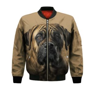Boerboel Ai - Unisex 3D Graphic Bomber Jacket