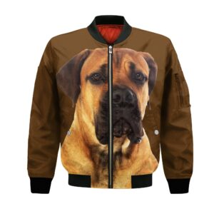Boerboel - Unisex 3D Graphic Bomber Jacket
