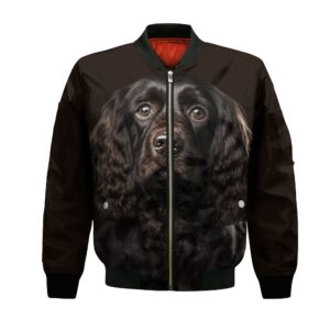 Boykin Spaniel Ai - Unisex 3D Graphic Bomber Jacket