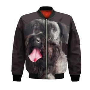 Cesky Terrier - Unisex 3D Graphic Bomber Jacket
