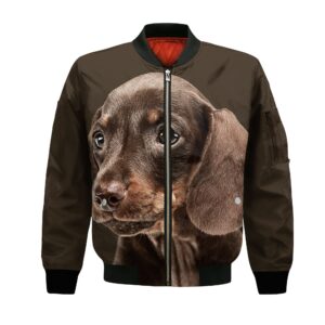 Dachshund - Unisex 3D Graphic Bomber Jacket