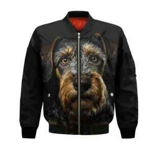 Jagdterrier Ai - Unisex 3D Graphic Bomber Jacket