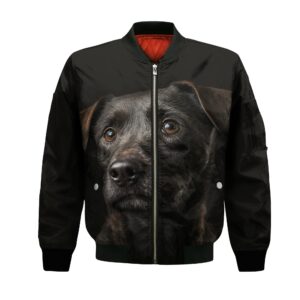 Patterdale Terrier Ai - Unisex 3D Graphic Bomber Jacket