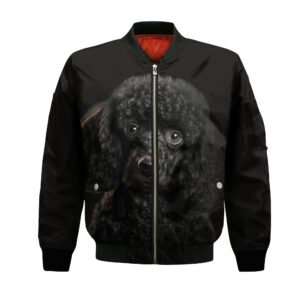 Poodle Ai - Unisex 3D Graphic Bomber Jacket