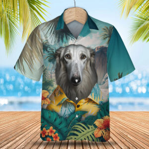 Borzoi Ai - 3D Tropical Hawaiian Shirt