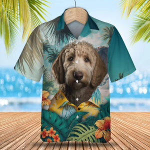 Goldendoodle - 3D Tropical Hawaiian Shirt