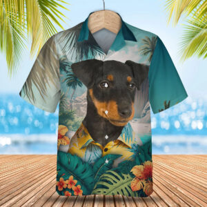 Jagdterrier - 3D Tropical Hawaiian Shirt