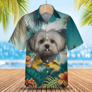 Maltese - 3D Tropical Hawaiian Shirt