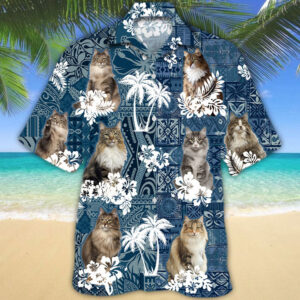 Norwegian Forest Hawaiian Shirt Td01