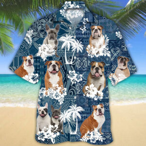 Bulldog Hawaiian Shirt Td01