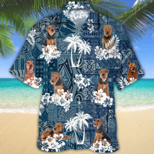 Welsh Terrier Hawaiian Shirt Td01
