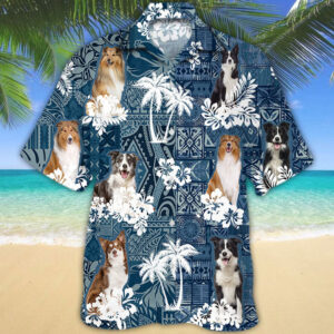 Collie Hawaiian Shirt Td01