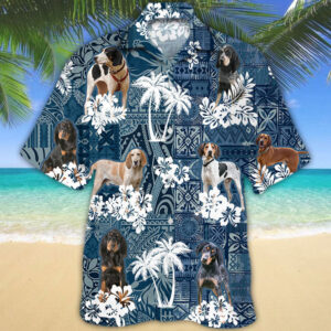Coonhound Hawaiian Shirt Td01