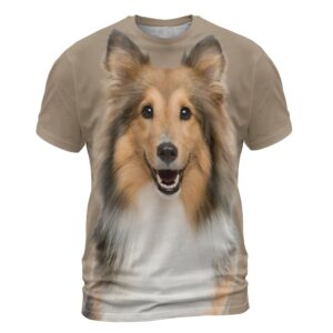 Shetland Sheepdog - 3D Graphic T-Shirt