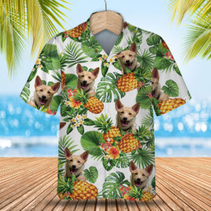 Carolina Dog Ai - Tropical Pattern Hawaiian Shirt