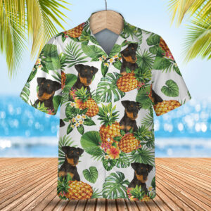 Jagdterrier - Tropical Pattern Hawaiian Shirt