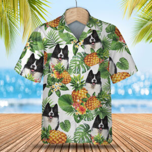 Karelian Bear Dog - Tropical Pattern Hawaiian Shirt