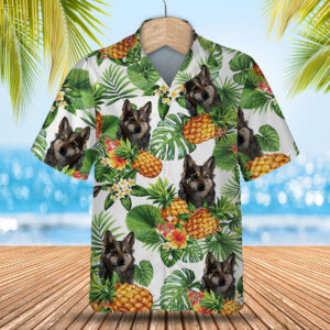 Weimaraner Ai - Tropical Pattern Hawaiian Shirt