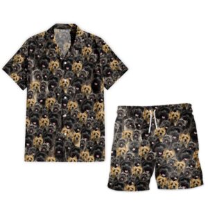Cairn Terrier Full Face Hawaiian Shirt & Short