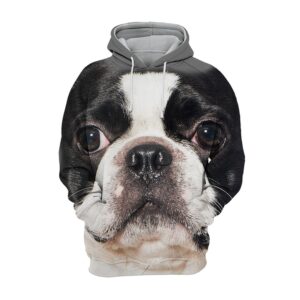 Boston Terrier 3 - Unisex 3D Graphic Hoodie Handmade